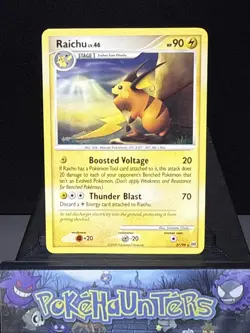 Pokemon Card Raichu 27/99 Platinum Arceus Non Holo Rare Light Play - Image 1