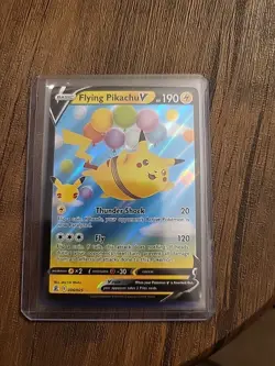 Pokemon TCG Flying Pikachu v Celebrations Holo Ultra Rare Lightning Card 006/025 - Image 1