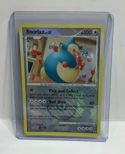 Snorlax 33/111 Rising Rivals Crosshatch Pokemon League Promo Card - Image 1