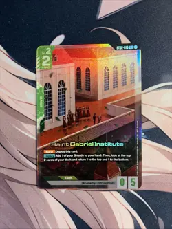 Saint Gabriel Institute Alternate Art Foil ST02-015 C+ Gundam Card Game - Image 1