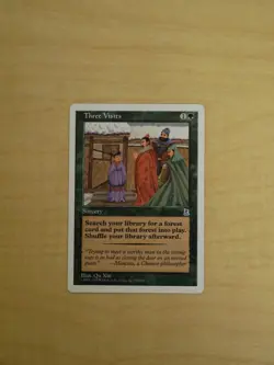 Magic the Gathering: Three Visits - Portal Three Kingdoms (EX+) - Image 1