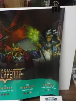 C1216 Wizards MTG "Streets of New Capenna (18x24in)" Foil Promo Poster (Dmg) - Image 4