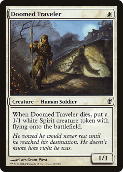 DOOMED TRAVELER ~mtg NM Conspiracy Common x4 - Image 1