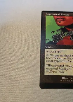 MISCUT MISPRINT LIQUIMETAL TORQUE (RETRO FRAME) Brothers' War Commander MISPRINT - Image 4