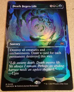 Death Begets Life - #406 Foil (Showcase) Tarkir: Dragonstorm - Mtg - Image 1