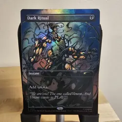 MTG Dark Ritual #2001 FOIL MTG Secret Lair SpiderMan Venom Unleashed (Colors) - Image 1