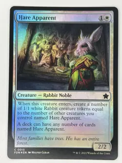 Hare Apparent C Foundations 15 NM FOIL - Image 1