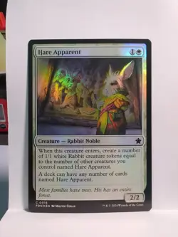 MTG Hare Apparent FDN Foundations 15 Foil Common - Image 1