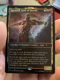 Keranos, God Of Storms FOIL - Secret Lair Excellent Magic MTG - Image 1