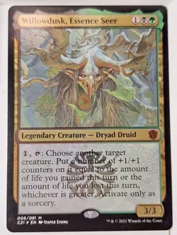 Willowdusk, Essence Seer - THICK STOCK - Commander: - Magic the Gathering MTG - Image 1