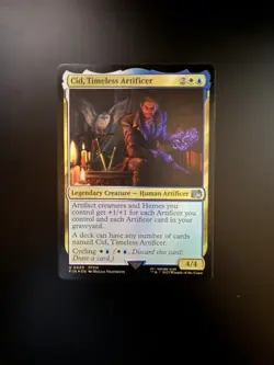 MTG Final Fantasy English Cid, Timeless Artificer 0420 Foil - Image 1