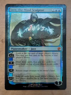 MTG - Jace, the Mind Sculptor (foil) - V13 (NM+) - Image 1