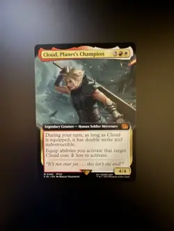 MTG Final Fantasy English Cloud, Planet's Champion Extended Art 0482 Non-Foil - Image 1