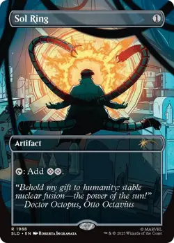 Sol Ring 1988 Marvel's Spider-Man: Villainous Plot Secret Lair Regular - Image 1