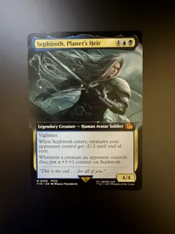 MTG Final Fantasy English Sephiroth, Planet's Heir Extended Art 0505 Non-Foil - Image 1