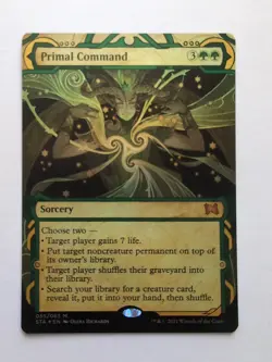 MTG Primal Command (STA) Strixhaven: Mystical Archives Foil Mythic On 055/063 - Image 1