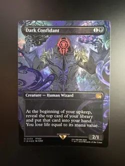 MTG Final Fantasy English Dark Confidant Borderless 0334 Foil - Image 1