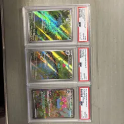 2023 POKEMON SV2a BULBASAUR IVYSAUR VENUSAUR SEQUENTIAL PSA 10 - Image 1