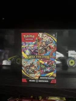 Pokemon TCG: Mega Evolutions Booster Bundle (6 Packs) SEALED NEW - Image 1