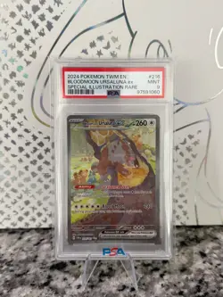 Pokemon TCG Bloodmoon Ursaluna EX Bloodmoon TwilightMasquerade 216/167 SIR PSA 9 - Image 1
