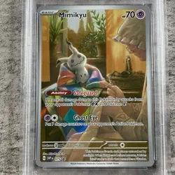 POKEMON SVP PALDEAN FATES ETB PROMO #075 MIMIKYU PSA 9 MINT - Image 3