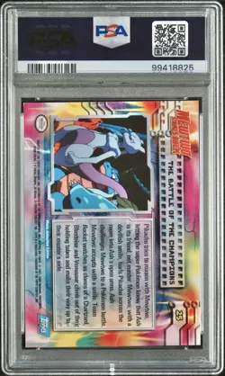 1999 TOPPS POKEMON MOVIE EDITION BATTLE CHAMPIONS #25 RAINBOW FOIL PSA 6 - Image 2