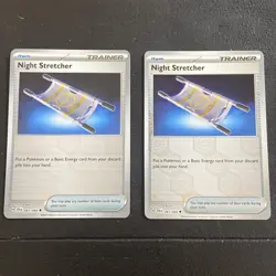 2x Night Stretcher REVERSE HOLO Half Playset 061/064 Pokemon Shrouded Fable NM - Image 1