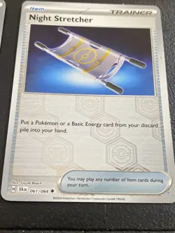 2x Night Stretcher REVERSE HOLO Half Playset 061/064 Pokemon Shrouded Fable NM - Image 2
