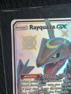 Pokemon TCG Shiny Rayquaza GX Celestial Storm Holo 177a/168 Promo Sun & Moon - Image 5