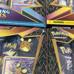 Pokemon Shining Fates Mad Party Pin Collection Lot of 4 Brand New Sealed 820650818684 - Image 3