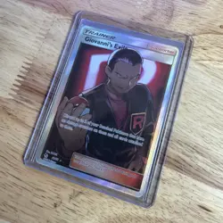Giovanni's Exile Full Art 67/68 Ultra Rare Hidden Fates Pokemon TCG Near Mint NM - Image 3
