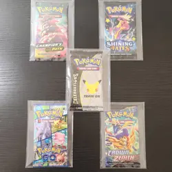 Complete Sword & Shield 17 Booster Packs Collection 1 Of Every Pokemon All Sets - Image 4