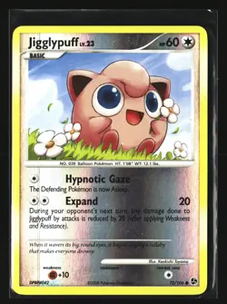 Pokemon JIGGLYPUFF 72/106 Reverse Holo (2008 Great Encounters) LP/Light Play - Image 1
