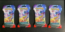 Pokemon: Temporal Forces Sleeved Booster Pack - Lot Of 4 - Sealed - Ships Fast - Image 1