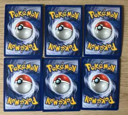 lot 6 Carte Pokemon Energie Set De Base premiere Edition - Image 2