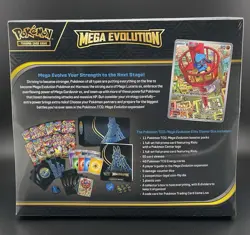 Pokemon TCG Mega Evolution Pokemon Center Exclusive ETB Lucario - Image 3