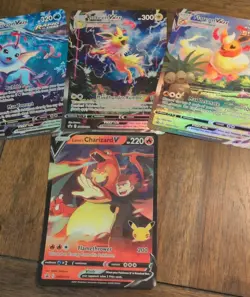 Pokemon Oversized 4 Card Lot Eeveelution vmax set Charizard - Image 2