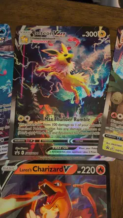 Pokemon Oversized 4 Card Lot Eeveelution vmax set Charizard - Image 4