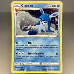 Glaceon SWSH192 Sword & Shield Black Star Promo Holo 2022 Pokemon TCG Near Mint - Image 1