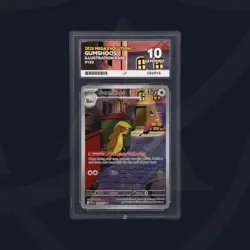 Pokemon TCG Gumshoos 153/132 ACE 10 Mega Evolution Secret Rare - Image 1