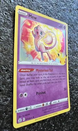 Mew Holofoil 011/025 Holo Rare Celebrations NM Near Mint - Image 2
