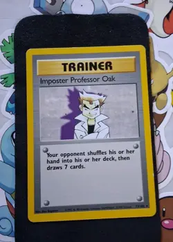 Imposter Professor Oak 73/102 Base Set LP/MP - Image 1