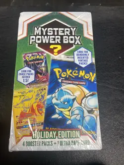 Pokemon Mystery Power Box Holiday Edition Walmart 2022 Sealed 1:5 Odds - Image 1