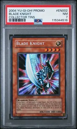 PSA 7 Blade Knight CT1-EN002 * Secret Rare * Yugioh 2004 Promo - Image 1
