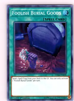 Foolish Burial Goods Super Rare 1st Edition DASA-EN058 LP - Image 1