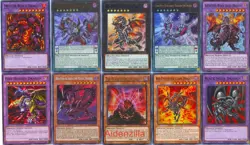 Yugioh Red-Eyes Black Dragon Deck - Alternative Flare Metal Skull Meteor - Image 1