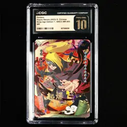 CGC Pristine 10 KAYOU 2023 Naruto CCG Card NRCC-MR-003 Deidara - Image 1