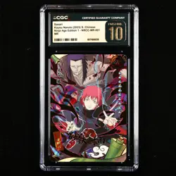 CGC Pristine 10 KAYOU 2023 Naruto CCG Card NRCC-MR-001 Sasori - Image 1