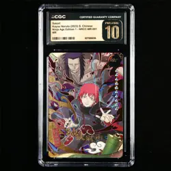 CGC Pristine 10 KAYOU 2023 Naruto CCG Card NRCC-MR-001 Sasori - Image 2