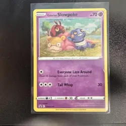 Galarian Slowpoke SWSH126 Black Star Promo Holo Pokemon Card SWSH BSP PTCG - Image 1